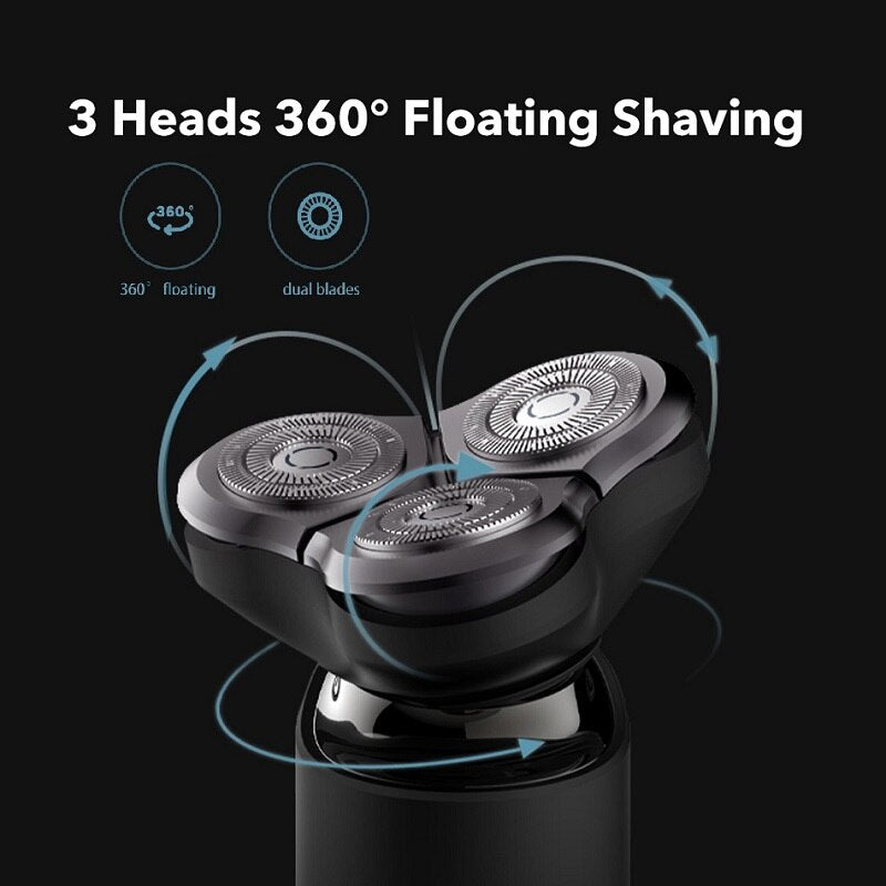 Xiaomi Mijia Razor Electric Shaver Shaving beard Machine Men Dry Wet Trimmer smart control Rechargeable washable 3D Dual Blades